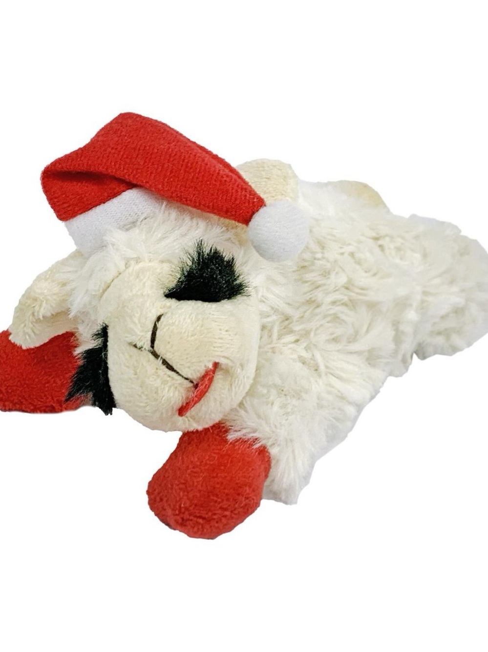 Multipet Holiday Lamb Chop Toy 6", Small  Dog Toy